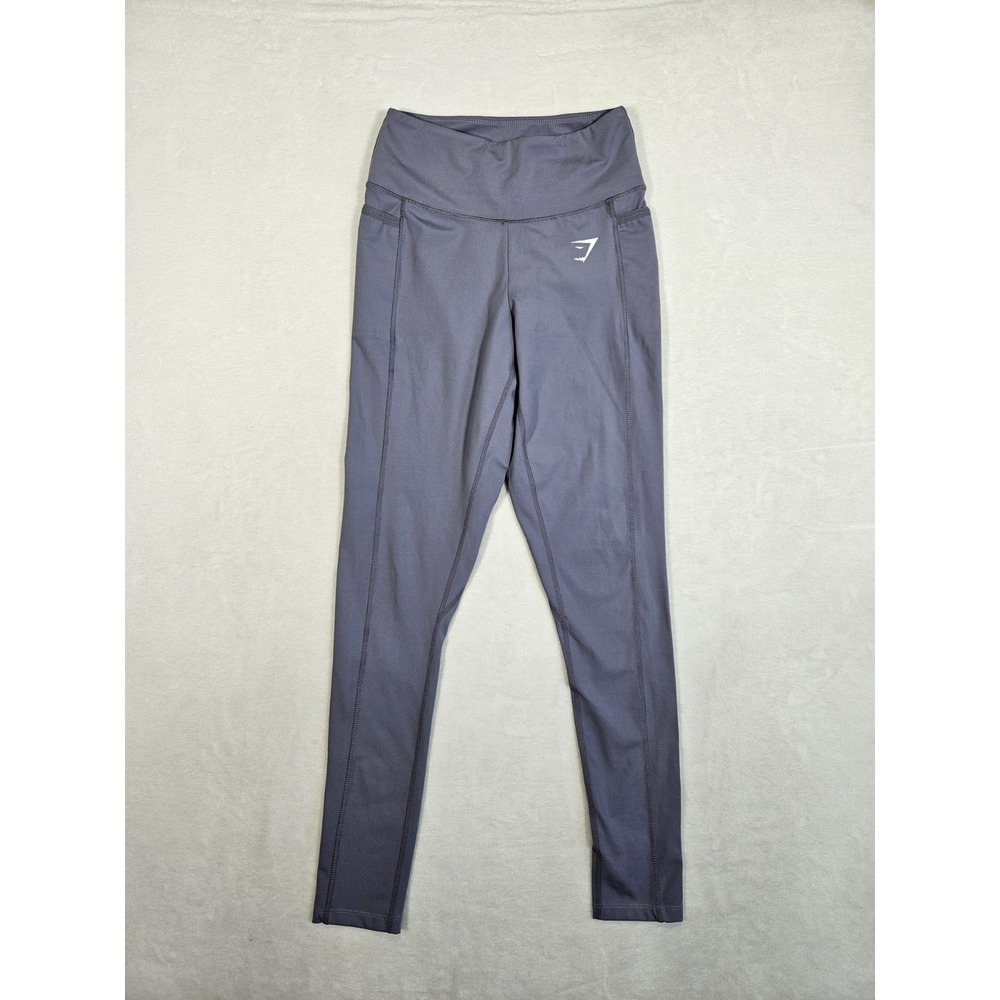 Gymshark Women's Gray Blue Flex Seamless High Waist Leggings Size 22‎